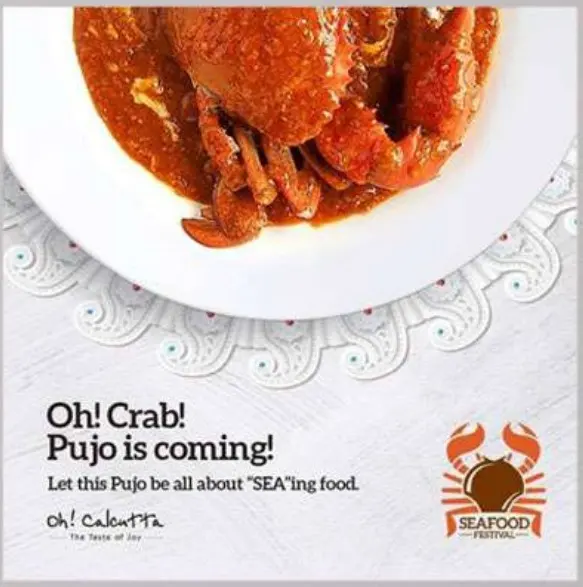 Oh! Calcutta dangler: “Oh! Crab! Pujo is coming!”